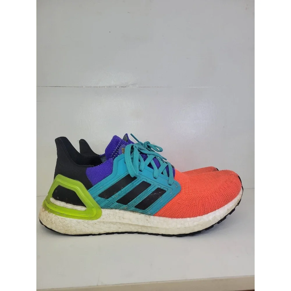 adidas UltraBoost‎ 20 Men Size 8 Running Shoe Sneakers Multicolor Orange FV8331